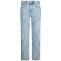 Pantalons sur Grenoble : Jeans Liu Jo Jean droit avec broderies bijoux