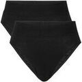Culottes & autres bas
sur Grenoble : Slips Calida Femme Slip Paquet de 2 Elastic High Waist Noir