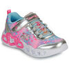 Baskets basses enfant Skechers INFINITE HEART LIGHTS Multicolore