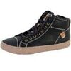 Baskets montantes enfant Geox Basket Montante Gar&ccedil;ons J Alonisso B.G - WAX.LEA+CANV Noir