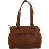 Sac a main Hexagona Sac en cuir port&eacute; &eacute;paule ref 39822 24*35*11 Tan Marron