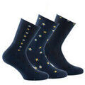 Chaussettes sur Grenoble : Chaussettes Kindy Pack de 3 paires de mi-chaussettes motif floral