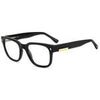Lunettes de soleil Dsquared D2 0074 Cadres Optiques, Noir, 52 mm
