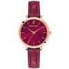 Montre Pierre Lannier Montre Femme CHOUQUETTE Framboise Cuir Prune