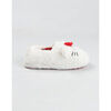 Chaussons enfant Hello Kitty Character Face Chaussons mocassins &agrave; enfiler Blanc