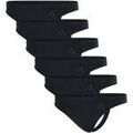 Culottes & autres bas
sur Grenoble : Strings adidas Femme String Paquet de 6 Sport Active Seamless Thongs 6P Noir