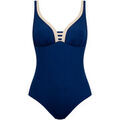 Maillots de bain sur Grenoble : Maillots de bain Lisca Maillot de bain une pi&egrave;ce pr&eacute;form&eacute; gainant sans armatures Bleu