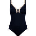 Maillots de bain Lisca Maillot de bain une pi&egrave;ce pr&eacute;form&eacute; gainant sans armatures Noir Grenoble
