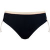 Maillots de bain Lisca Bas maillot slip de bain c&ocirc;t&eacute;s r&eacute;glables SYDNEY Noir
