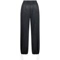 Pantalon Liu Jo Pantalon en jersey d&eacute;lav&eacute; avec strass Noir Grenoble