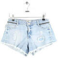 Short Zadig & Voltaire Mini short en coton bleu
