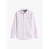 Chemise Tommy Hilfiger Chemise ray&eacute;e rose en coton Rose