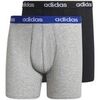 Boxers adidas adidas Linear Brief Boxer 2 Pack Noir
