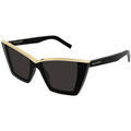 Lunettes sur Grenoble : Lunettes de soleil Saint Laurent SL 570 Lunettes de soleil, Noir/Noir, 54 mm