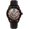 Montre Pierre Lannier Montre Homme MONARCK Noir Cuir Noir