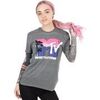 T-shirt Mtv Logo T-shirt &agrave; manches courtes Gris