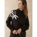 Pull sur Grenoble : Pull Daxon by - Pull col montant avec broderie