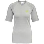 T-shirt hummel T-shirt ajust&eacute; gris pour entra&icirc;nement femme Gris