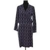 Robe courte Maison P&egrave;re Robe en soie marine Marine