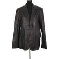 Veste Zadig & Voltaire Manteau en cuir noir Grenoble