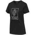 Tee-shirts sur Grenoble : T-shirt hummel T-shirt &agrave; manches courtes en coton biologique Noir