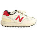 Baskets basses New Balance Baskets en cuir &eacute;crues Beige
