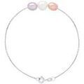 Bracelets Pearls & Colors Bracelet 3 Perles Baroques - Ma&euml;va multicolor Grenoble