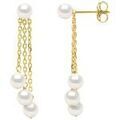 Boucles d'oreille sur Grenoble : Boucles oreilles Pearls & Colors Boucles d'Oreilles Pendantes Perle - Blandine