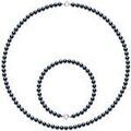 Colliers sur Grenoble : Collier Pearls & Colors Parure Perle - Gis&egrave;le multicolor