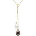 Colliers sur Grenoble : Collier Pearls & Colors Collier "TOI MOI" Perle - Ang&egrave;le multicolor