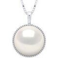 Collier Pearls & Colors Collier Or avec Pendentif Perle - Patricia Grenoble
