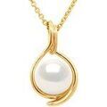 Collier Pearls & Colors Pendentif en Or et Perle - Sarah