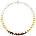 Colliers sur Grenoble : Collier Pearls & Colors Collier Coloris en D&eacute;grad&eacute; Perle - Muriel multicolor