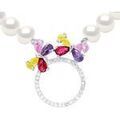 Collier Pearls & Colors Collier Papillon Multicolores Perle - Perrine Grenoble