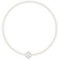 Colliers sur Grenoble : Collier Pearls & Colors Collier Joaillerie Tr&egrave;fle Perle - Rachida multicolor