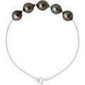 Bracelets Pearls & Colors Bracelet Ethnique 5 V&eacute;ritables Perle - Jade multicolor