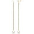Boucles oreilles Pearls & Colors Boucles d'Oreilles Pendantes DUO Perle - Ka&iuml;na multicolor Grenoble