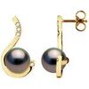 Boucles oreilles Pearls & Colors Boucles d'Oreilles PRESTIGE Perles - Lila