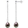 Boucles oreilles Pearls & Colors Boucles d'Oreilles Pendantes Perle - Lou Grenoble