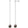 Boucles oreilles Pearls & Colors Boucles d'Oreilles Pendantes Perles - Lucie
