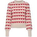 Pull Jacqueline De Yong JDYSIGRID LIFE L/S ONECK PUFFDOT PUL KNT 15304813