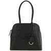 Sac &agrave; main Reformation Sac port&eacute; &eacute;paule en cuir noir Noir