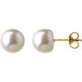 Boucles oreilles Brillaxis Boucles d'oreilles perles d'eau douce 8mm Grenoble