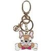 Porte cl&eacute; Liu Jo DOG KEY RING AA6090 A0001 Dor&eacute;