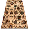 Tapis Rugsx Tapis en laine OMEGA LATICA fleurs cr&egrave;me 300x400 cm Beige 300x400 cm. . Maison & D&eacute;co > Tapis.