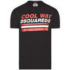 T-shirt Dsquared T-SHIRT S74GD0656 BLACK