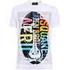 T-shirt Dsquared T-SHIRT S71GD0619 WHITE