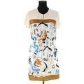 Robes sur Grenoble : Robe courte Sandro Robe &eacute;crue Beige