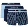 Boxers Lacoste Pack de 3 Homme Bleu