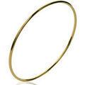 Bracelets Brillaxis Bracelet jonc plaqu&eacute; or jaune 62mm fil 2mm Jaune Grenoble